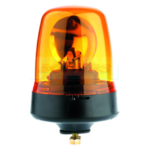 Britax 391.00 12v/24v Single Bolt Mounted Rotating Halogen Amber Beacon